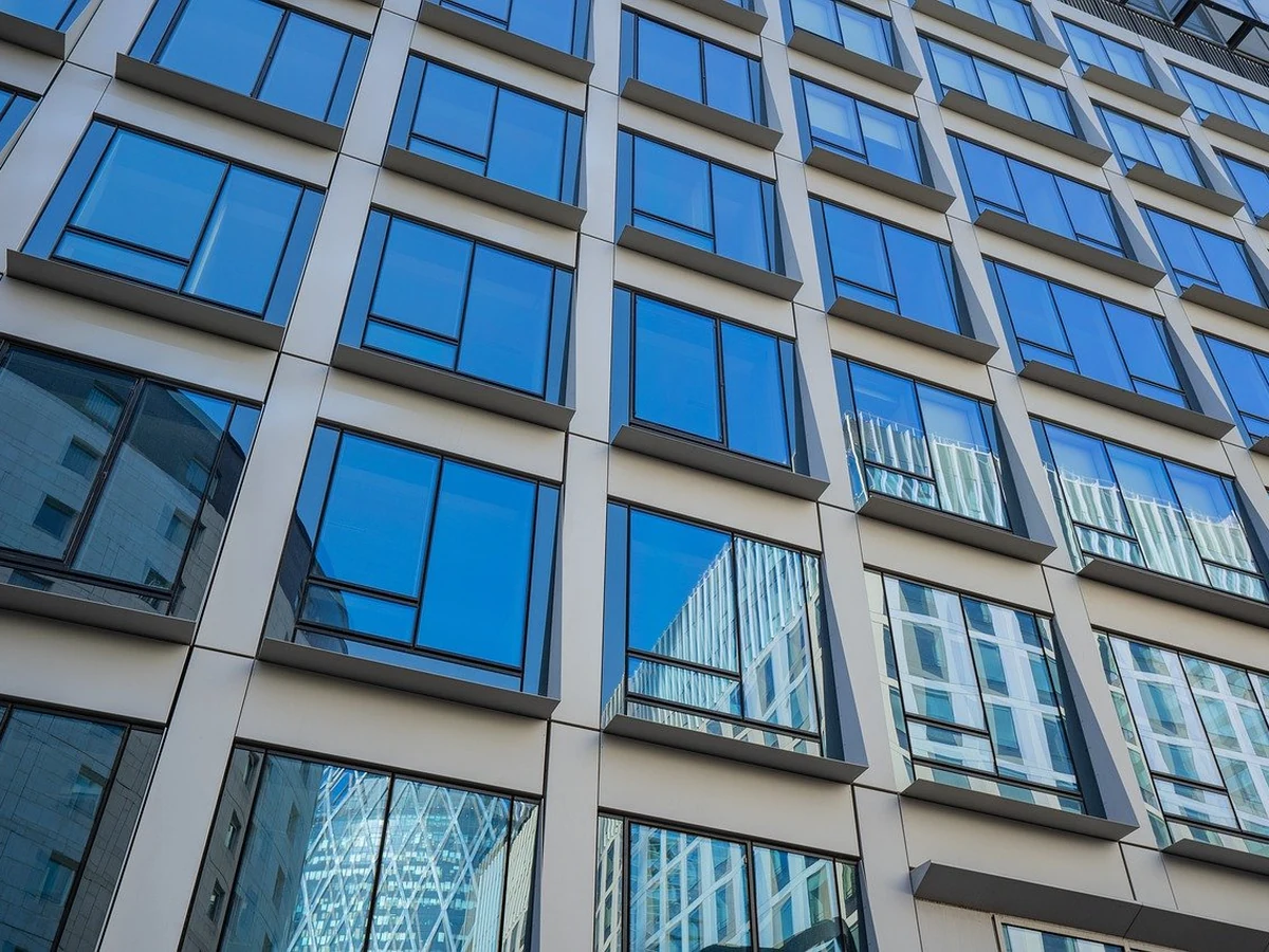 commercial-painting-modern-glass-office-haywards-heath-decorators Modern glass office painted by Haywards Heath Decorators in Haywards Heath town centre