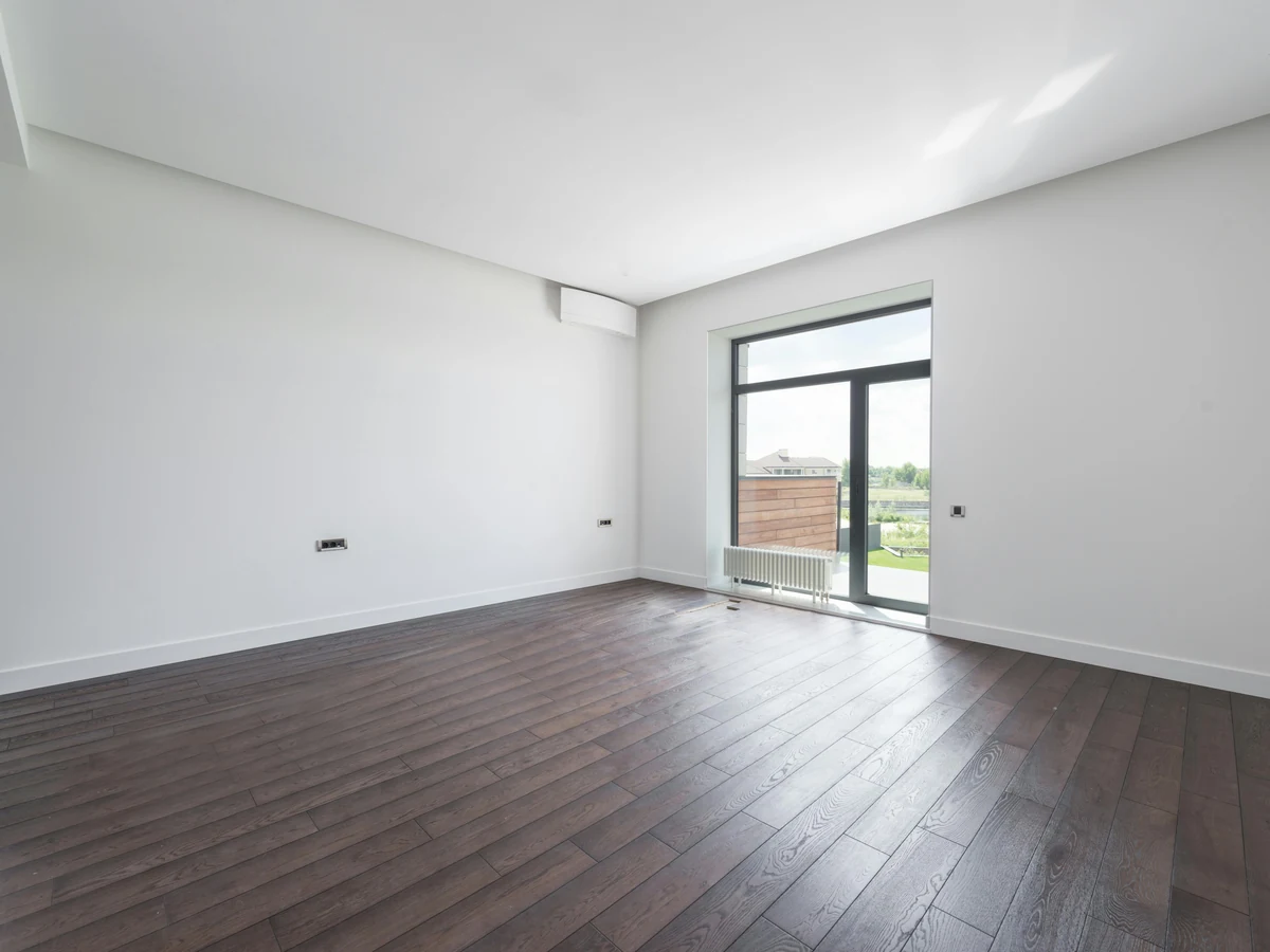 Bright white newly plastered room painted in Haywards Heath
