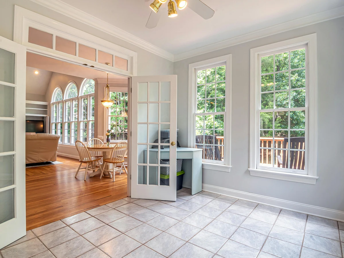 Light open plan interior painting by Haywards Heath Decorators